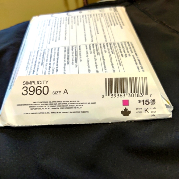 🗺️ New! Simplicity Pattern Pet Dog No Sew, Simple Uncut, #3960 Crafts For Pets - Picture 6 of 6